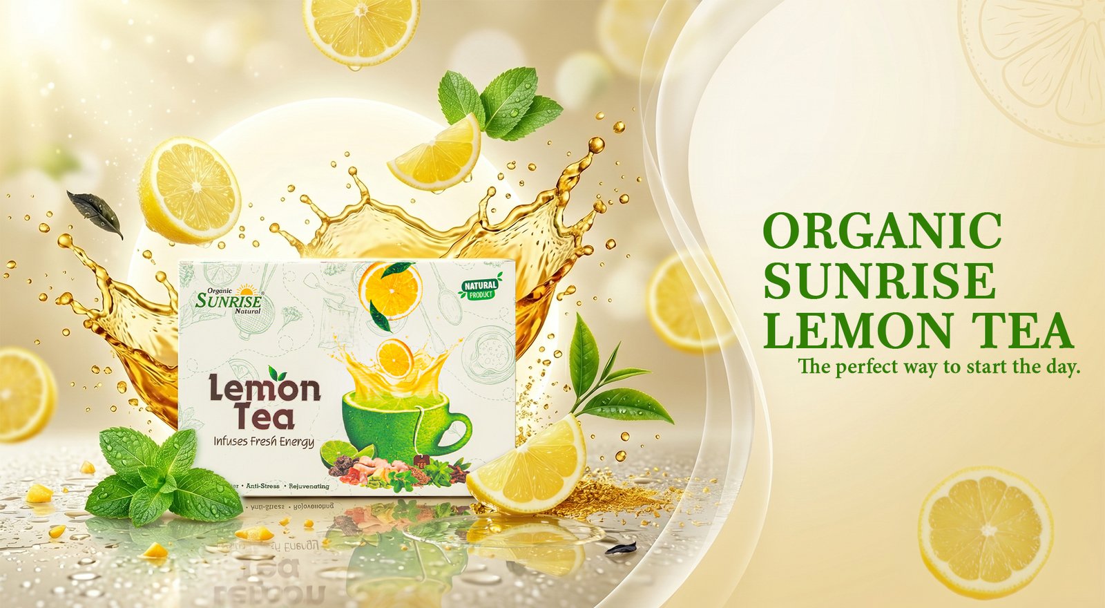 Lemon Tea – Herbal Detox Drink for Digestion, Immunity & Daily Wellness