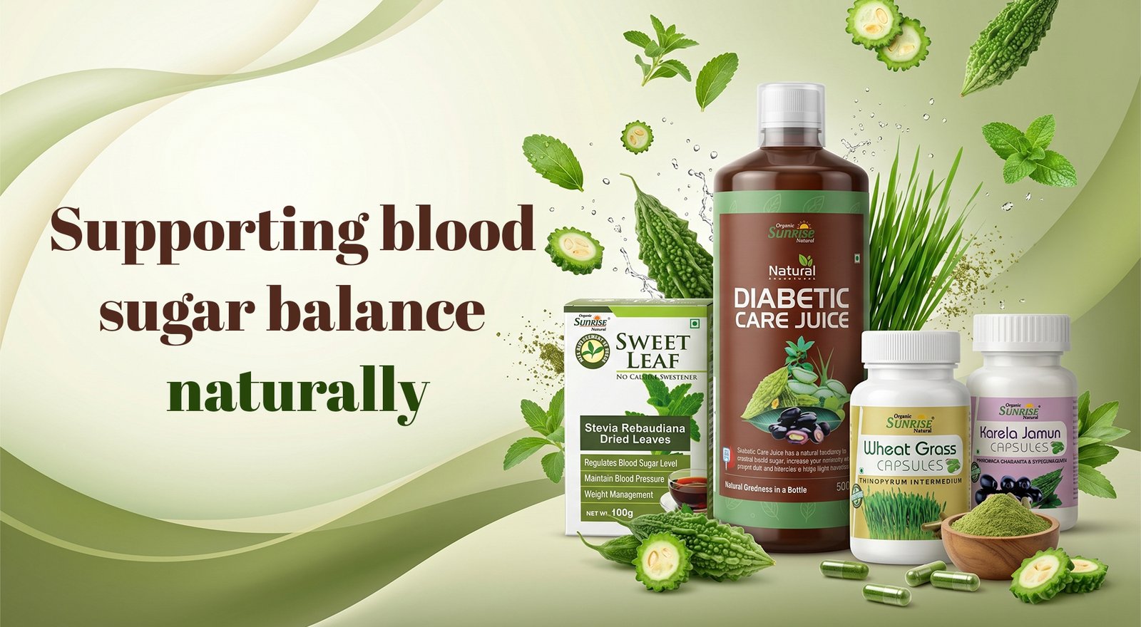 Diabetic Care Kit – Natural Blood Sugar Management Combo | Sunrise Agriland