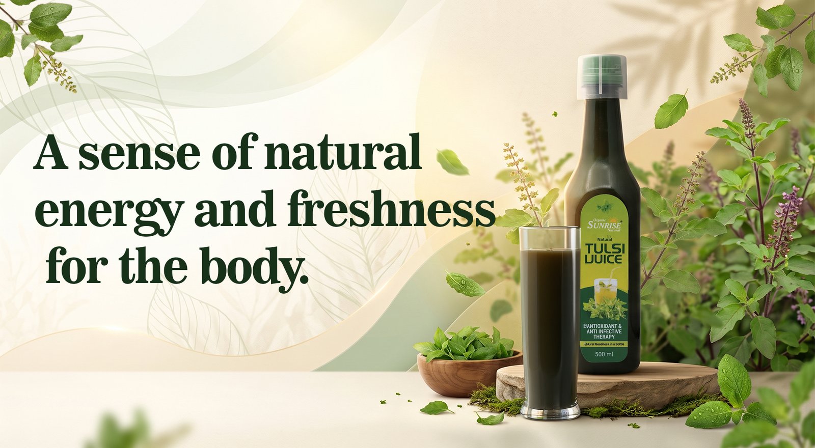 Tulsi Juice – Natural Immunity Booster & Respiratory Wellness Drink | Sunrise Agriland