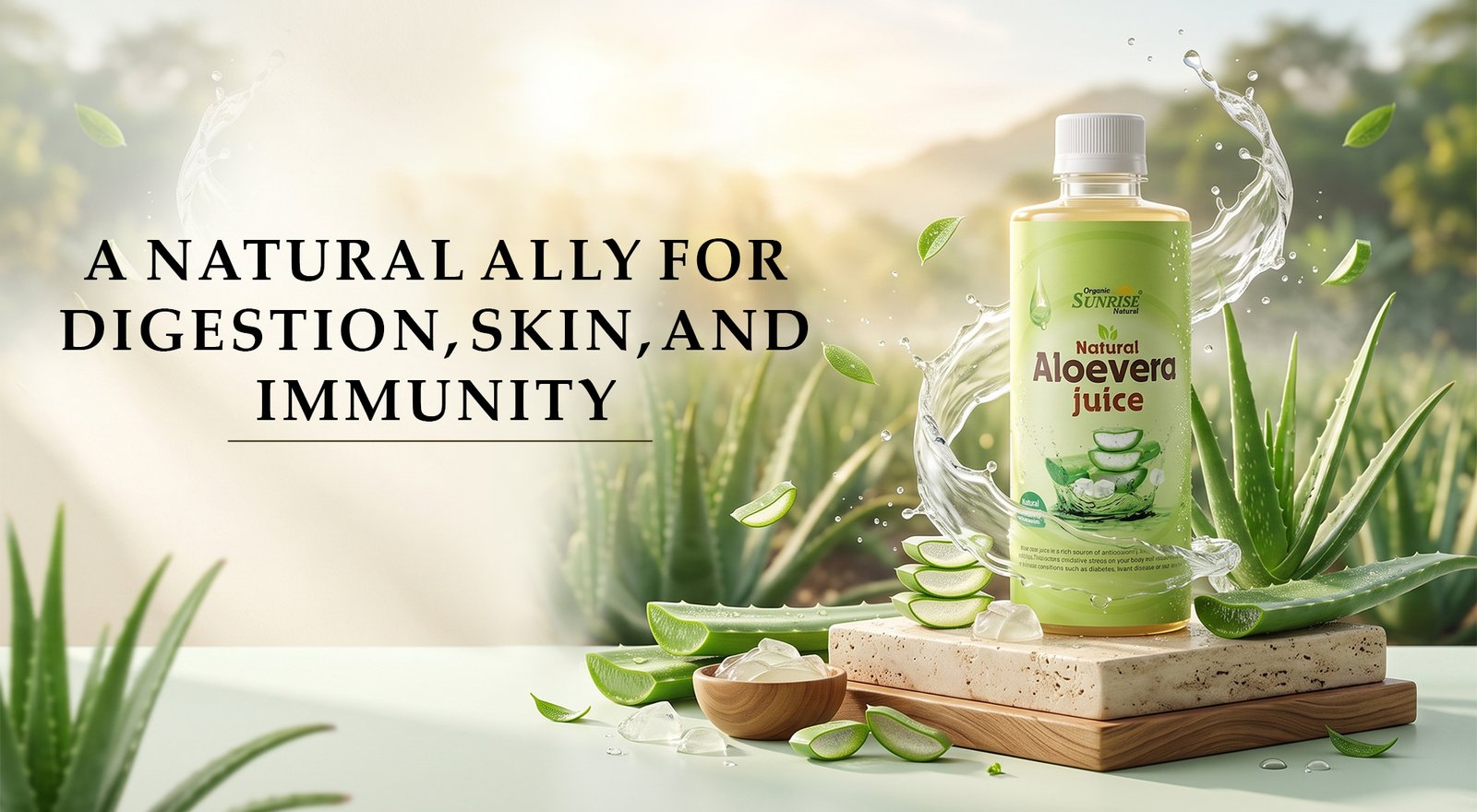 Aloe Vera Juice – Natural Detox Drink for Digestion, Skin & Immunity | Sunrise Agriland
