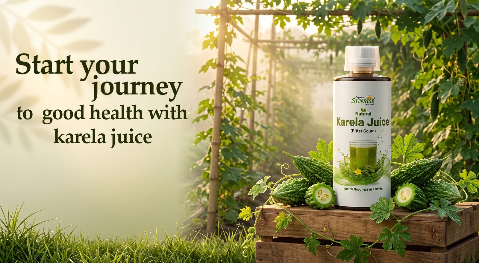 Karela Juice – Natural Blood Sugar Support Drink for Detox & Digestion | Sunrise Agriland