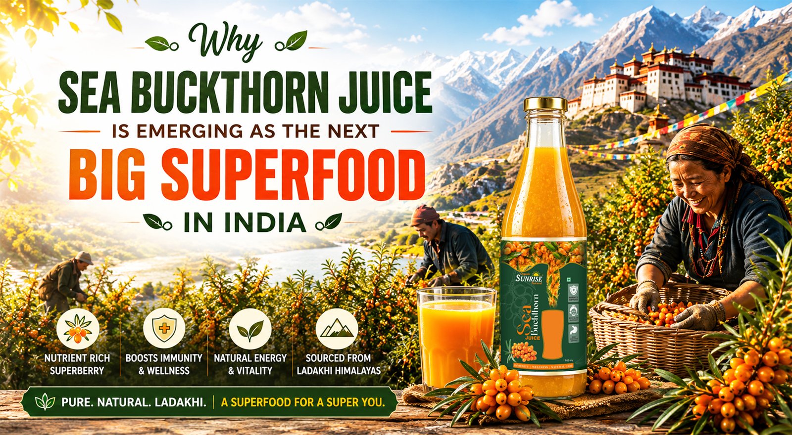 Sea Buckthorn Juice – Natural Herbal Wellness Drink | Sunrise Agriland Sea Buckthorn Juice – Natural Herbal Wellness Drink | Sunrise Agriland