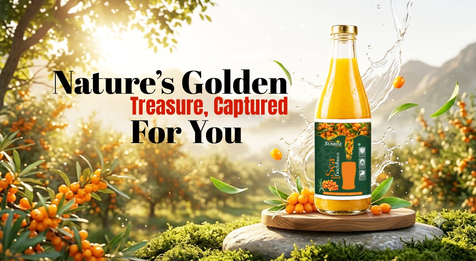Sea Buckthorn Juice – Natural Herbal Wellness Drink | Sunrise Agriland